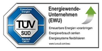 Tüv-Süd Zertifizierung: Energiewende-Unternehmen